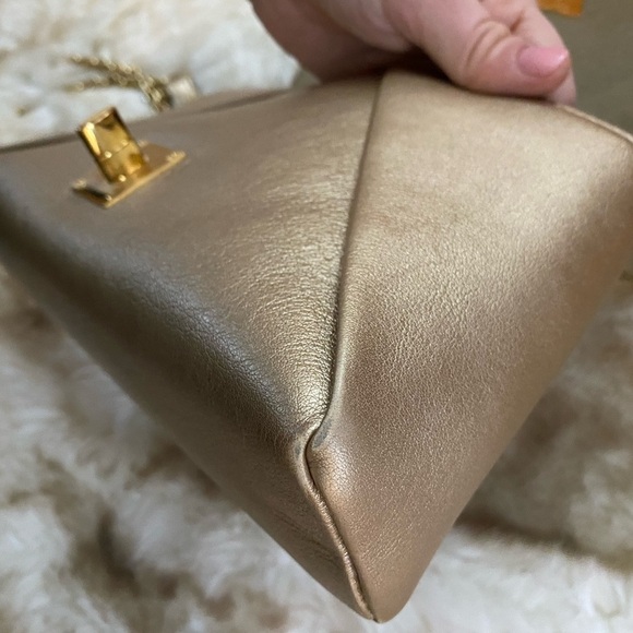 Louis Vuitton Gold Calfskin Leather Love Note Bag - Picture 4 of 9